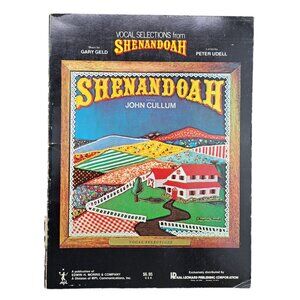 Vintage Vocal Selections Shenandoah Sheet Music Book Gary Geld Peter Udell 1970s